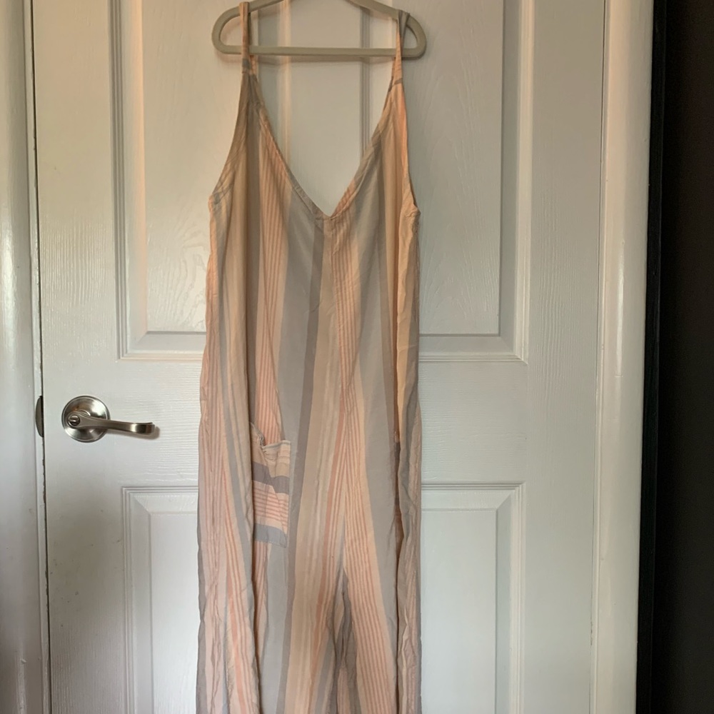 Beach Riot Pastel striped jumpsuit